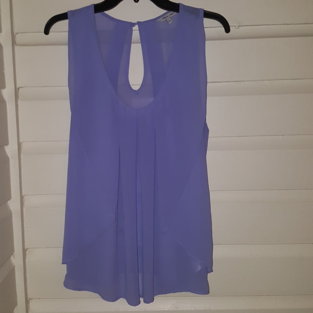 Naked Zebra sleeveless blouse